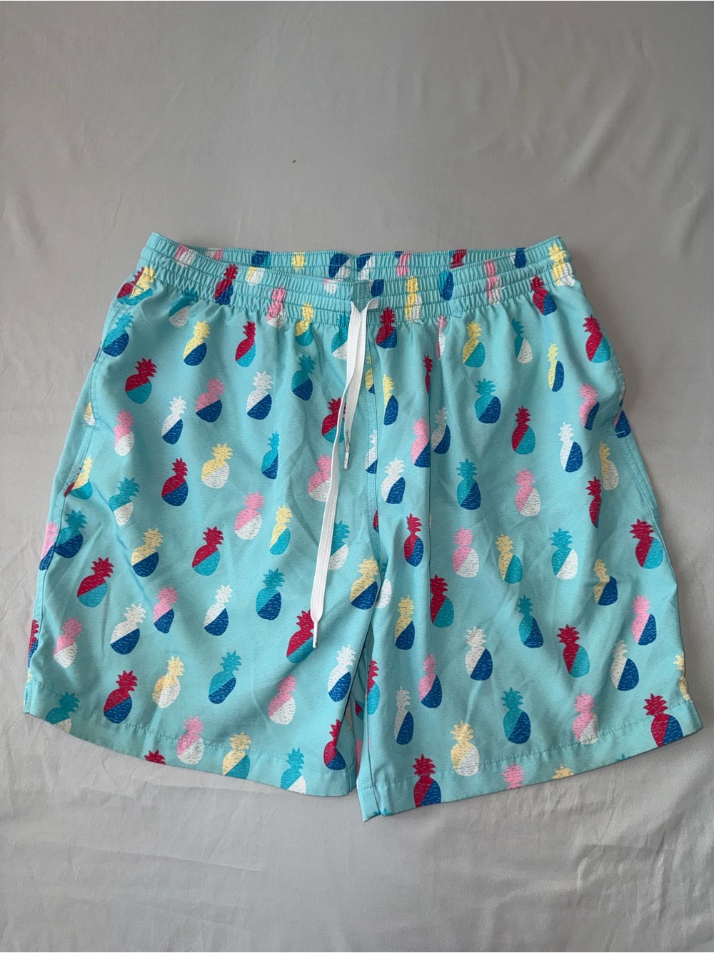 Chubbies Pineapple Print Swim Trunks Men’s XL Inseam Mesh Lined